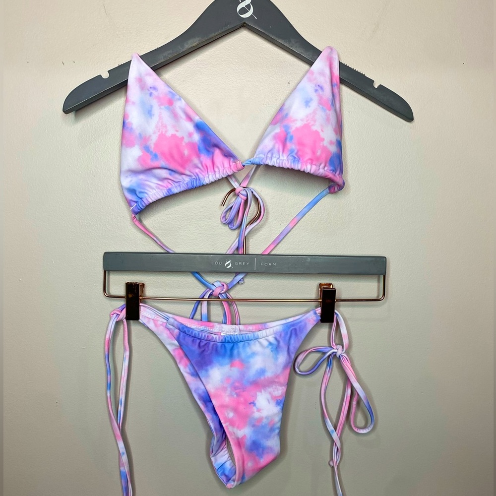 NWOT Tie Dye String Bikini.